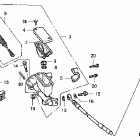 CR250R Главный тормозной цилиндр - передний