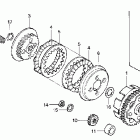 CRF100F Сцепление