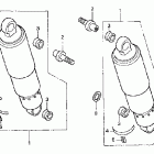 VTX1300S Задний амортизатор