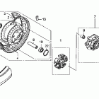 VT750DCA Заднее колесо