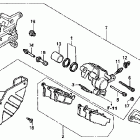 XR650R Задний суппорт тормозной