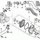 VTX1800F3 Водяной насос