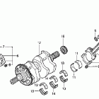 ST1300PA Коленвал и поршни