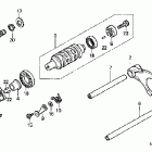 CBR1000RR Вилка переключения передач