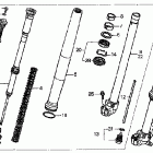 CRF450R Передняя вилка