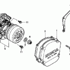 CR250R Крышка генератора