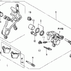 CRF250R Задний суппорт тормозной