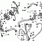 VTX1300S Радиатор