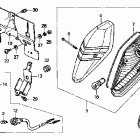 VTX1300S Фонарь задний