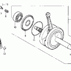 CRF100F Crankshaft @ piston (crf100f)