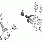 CBR600RR Коленвал и поршни