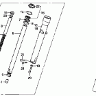 VT600CD Передняя вилка