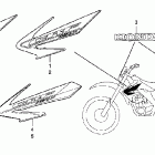 CRF450X Наклейки