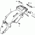 CB250 Заднее крыло