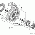VT1100C2 Заднее колесо