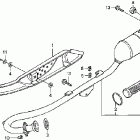 CRF100F Глушитель