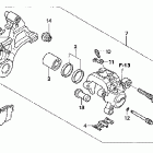 CBR1000RR Задний торнозной суппорт 2