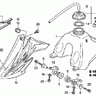CRF100F Топливный бак