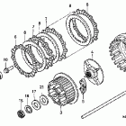 VTX1300C Сцепление
