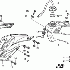 CR125R Топливный бак
