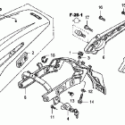 VTX1800F3 Rear fender @ grab rail (vtx1800f)