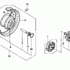 VT600CD Заднее колесо