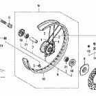 CR85RB Переднее колесо