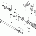 VTX1300C Вилка переключения передач