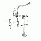 CB900F Подножка