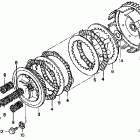 CR85RB Сцепление
