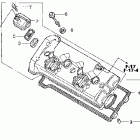 CBR600F4 Крышка головки цилиндров