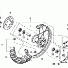 CR85RB Заднее колесо