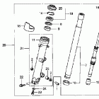ST1300A Передняя вилка