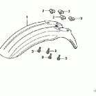 CR85RB Переднее крыло