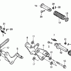 VT750DCA Подножки