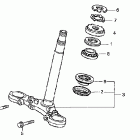 CB600F Траверса нижняя