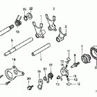 CR85RB Вилка переключения передач