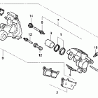NSF100 Задний суппорт тормозной