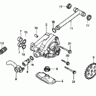 VT750DCA Масляный насос и фильтр