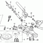 CBR600F4 Руль и панель переднего номера