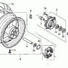 CBR600RR Заднее колесо