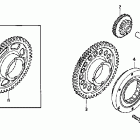 CBR600F4 Муфта стартера