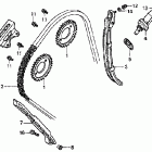 CB600F Цепь ГРМ и натяжитель