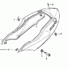 CBR600F4 Rear cowl ('04-'06)
