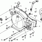 CR85RB Крышка картера правая