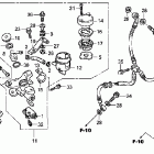 RVT1000R Главный тормозной цилиндр - передний