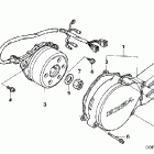 CR85RB Left crankcase cover ('05-'06)