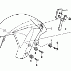 CBR600RR Front fender ('05-)