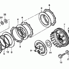 VT750DCA Сцепление