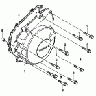 CB600F Крышка генератора